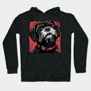 Retro Art Affenpinscher Dog Lover Hoodie